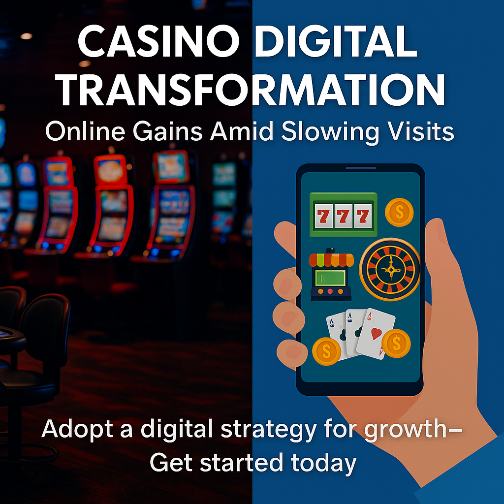 casino digital transformation — online gaming versus declining foot traffic