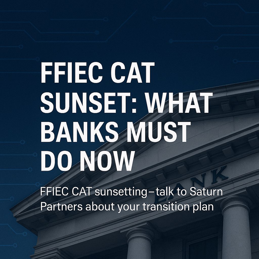 FFIEC CAT sunset banking checklist and roadmap