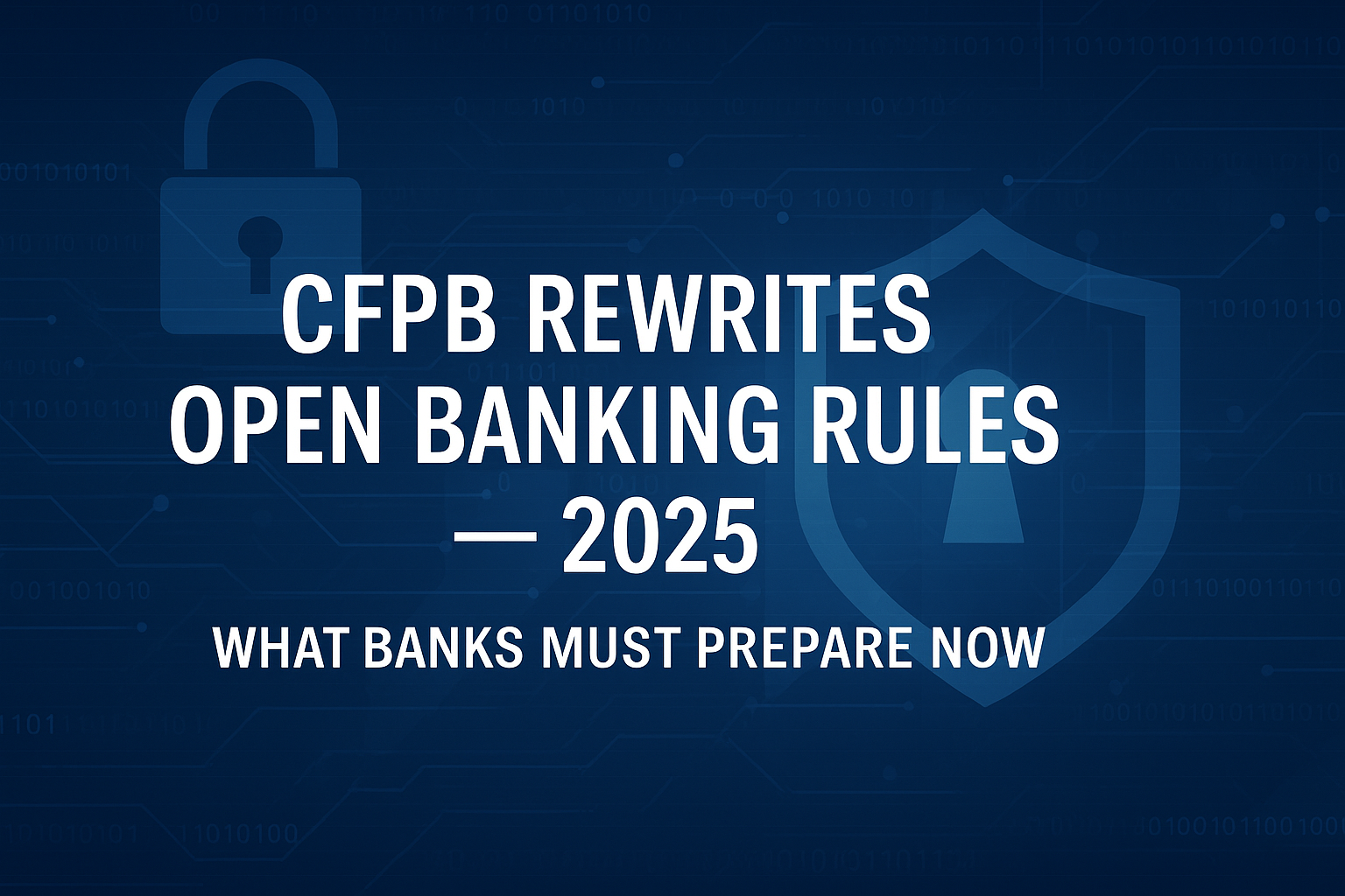CFPB open banking rule revision 2025 for banking sector