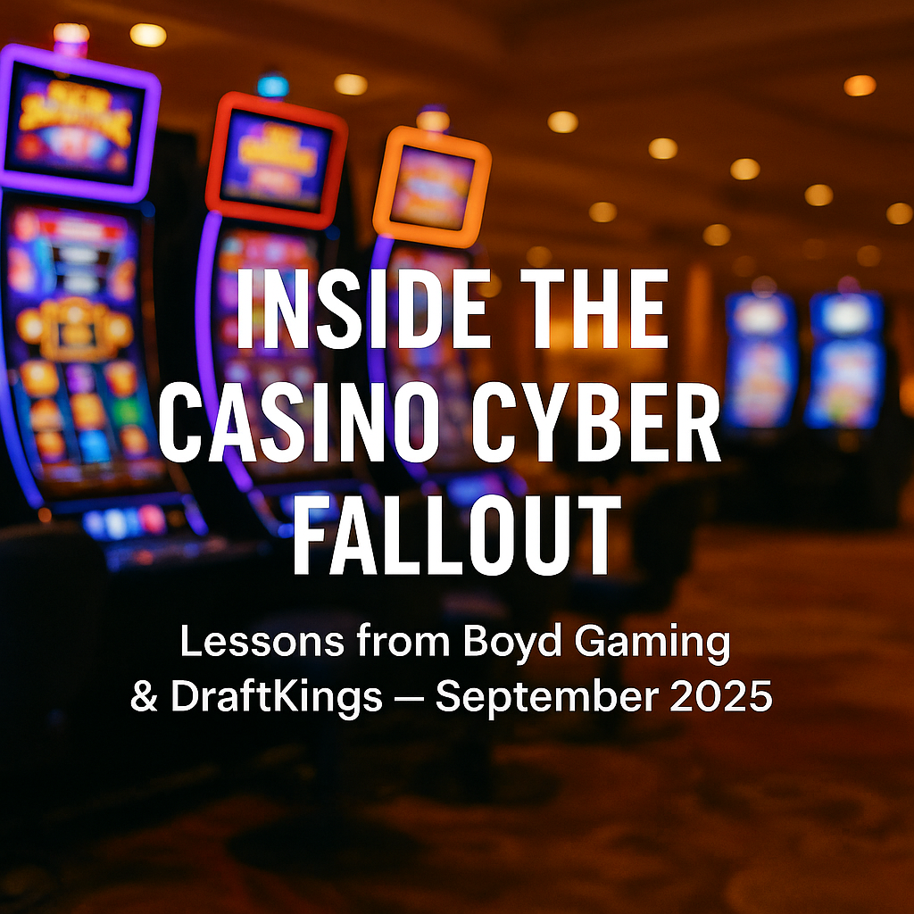 From Breach to Backlash: Boyd Gaming & DraftKings Highlight Casino Cybersecurity Fallout in September 2025