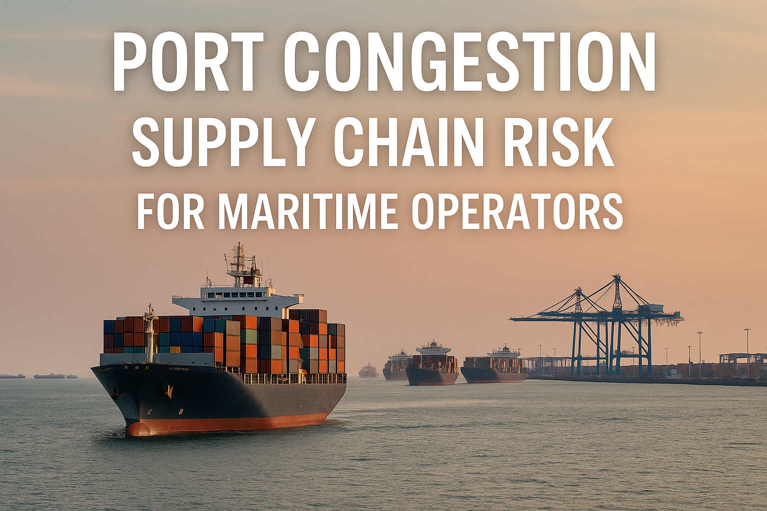 Port Congestion Supply Chain Risk: What Operators Must Do